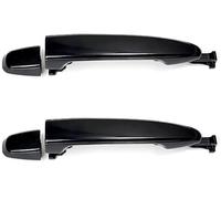 Lcyolada 2 manijas de puerta corredera para Toyota Sienna 2004 2005 2006 2007 2008 2009 2010, lado izquierdo del conductor y del pasajero derecho, color negro
