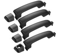 Lcyolada 4Pcs Exterior Door Handles for 2007-2019 Toyota Tundra CrewMax Cab Pickup & 2008-2016 Toyota Sequoia SUV, Replaces 69210-0C030-C0, 69217-0C060-C0, 69217-0C050-C0
