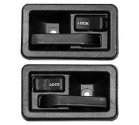 Lcyolada Juego de manijas de puerta interior, manija de puerta delantera izquierda del conductor y lado derecho del pasajero para Jeep Wrangler YJ 1987-1995, Jeep TJ 1997-2006 sustituye a 79540, 79541