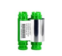 LCYSXTFZ Cinta Compatible con TP-9000 TP-9100 TP-9200 N10 N15 N20 N30 de Tarjetas de identificación Pointman 66200010 Negro Astilla Blanco SIN Chip 1000 Impresiones(66200170 S No Chip)