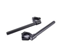 LCYSXTFZ Fork Tube Clip de reducción de manejo para el de Barra de Mango de Motocicleta Compatible con Ninja400 Ninja500 400 500 Sport Bike(Black 1pair)