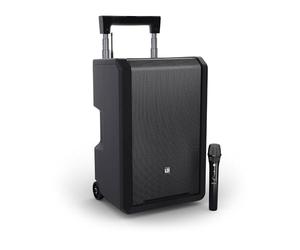 LD Systems ANNY 10 HHD B5 Altavoz móvil para megafonía Bluetooth de 10» con batería Recargable, Mezclador y 1 micrófono inalámbrico