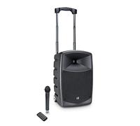 LD Systems ROADBUDDY 10 B6 - Altavoz Bluetooth alimentado por batería, con mezclador y micrófono inalámbrico
