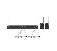 LD Systems U306 BPH 2 - Dual - Sistema de micrófono inalámbrico con 2 x bodypack y 2 x micrófonos - 655-679 MHz