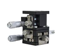 LD40 - LM XYZ Linear Stage | 3 - Axes Controlled Trimming Platform 40x40mm | Micrometer Sliding Table for Optical Instruments/Measuring Equipment | 0.01mm Accuracy