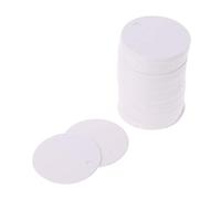 LDA Get Fresh 100x Papel Kraft Blanco Etiquetas Volantes Fiesta de Boda Favor Etiqueta Precio Tarjeta Regalo 3.5cm Negro 100 Etiqueta Redonda Tarjetas