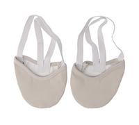 LDA Get Fresh Zapatillas de Baile de Media Piel sintética con Suela de Ballet, Flesh, 36-37 5.5-6.5 10.5cm,4.13''