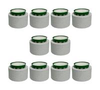 Ldabrye 10 anillos fijos para plantas de acuario, accesorios de paisaje, anillos de cerámica con cesta y rellenos de algodón, pesas de cerámica para plantas