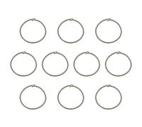 Ldabrye 10 correas de amarre para cama elástica de repuesto, hebillas de aluminio, cuerda elástica de salto alto, fácil de usar, hebillas de aluminio, cordón elástico