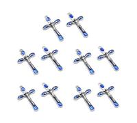[Ldabrye] 10 piezas patrón de joyería colgante joyería de Cristo Encuentra amigos significativos y familiares