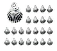 [Ldabrye] 100 unidades de colgantes inspirados en el mar en forma creativa de estilo náutico adornos para artesanos y amantes de la joyería