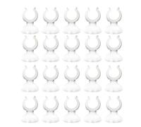 Ldabrye 20 abrazaderas de ventosa para acuarios, soporte de plantas, herramienta de encuadernación, equipo de agua, clip invisible, clip de succión impermeable para acuarios
