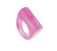 Ldabrye 3 anillos de resina multicolor de moda, joyería geométrica para él y ella, con comodidad durante todo el día, anillos geométricos multicolor, One Size, como se describe, como se describe