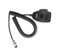 Ldabrye Accesorio de micrófono de radio bidireccional con construcción resistente a la abrasión, transmisión de voz clara para operaciones críticas, micrófono de mano profesional