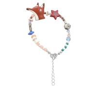 Ldabrye Adorno de resina de zorros para uso diario, perfecto para personas de moda que aman los accesorios distintivos para mujeres