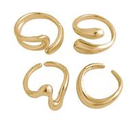[Ldabrye] Anillo de estilo gótico con forma de retazos para hombres y mujeres, accesorios de joyería de moda regalo de joyería
