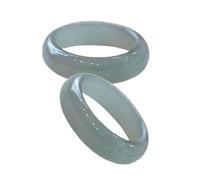[Ldabrye] Anillo de jade verde natural, anillo de estilo chino retro hecho a mano, caja de joyería de regalo de vacaciones para mujer incluida