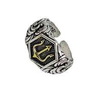 Ldabrye Anillos ajustables de estilo mitológico para hombre, construcción de aleación, elegante accesorio para hombre, Tridents vintage, anillos para hombre, One Size, como se describe, como se