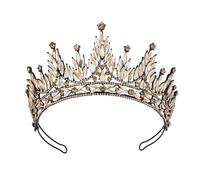[Ldabrye] Aro para el pelo de las niñas corona de grint reina cumpleaños diadema para fotos accesorios para la cabeza elegante disfraz de la cabeza
