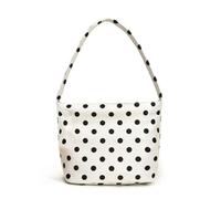 [Ldabrye] Bolso de hombro ligero de tela Oxford con patrón único bajo las axilas carteras de mano casual, Blanco 100Piezas, ハンガーはありません