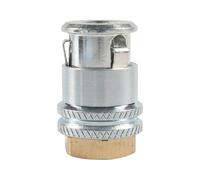 Ldabrye Boquilla de aire de metal resistente con conector rápido, flujos cerrados, portabrocas de neumáticos, cerraduras en portabrocas inflador de neumáticos, portabrocas de aire