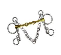 Ldabrye Boquillas de latón de alta calidad reforzadas con forro de silicona, duradera, resistente a la durabilidad, equipo de ciclismo de caballos profesional