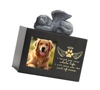 Ldabrye Caja de resinas para cenizas de mascotas, gatos y mascotas, personalizable, recuerdo de recuerdos, caja funeraria para propietarios en duelo, decoración conmemorativa de sala de estar