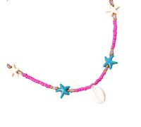 Ldabrye Collar único de concha con longitud ajustable, accesorio de joyería para uso diario, elegante y aventuras oceánicas, One Size, como se describe, como se describe