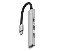 Ldabrye Conversor de aluminio tipo C a USB para tu puerto tipo C para oficina, escuela, viajes, etc