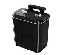 Ldabrye Cubo de basura de cocina eficiente con espacio para separar en seco y húmedo con dos tapas para un fácil uso en el dormitorio, baño y coche debajo del fregadero