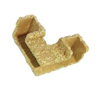 Ldabrye Decoración de acuarios, refugio, esquina, cueva, resina, escondite, túnel, para peces pequeños y camarones, peceras de paisaje, peceras de paisaje