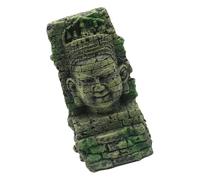 Ldabrye Delicado paisaje de acuario artificial romano busto terrario paisaje camarón árbol estatua acuarios hábitat decoración