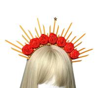 Ldabrye Diadema de joyería, tiaras, corona de halos, diadema de resina, accesorios para el cabello de novia, accesorios para el cabello, accesorios para el cabello para mujeres y niñas