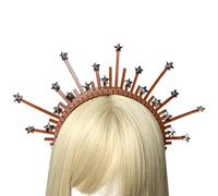 Ldabrye Diadema de joyería, tiaras, corona de halos, diadema de resina, accesorios para el cabello de novia, accesorios para el cabello, accesorios para el cabello para mujeres y niñas