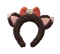 Ldabrye Diadema de orejas de animales, estilo punk, tocado de metal, campanas, orejas de gato, diadema para el pelo, accesorios para el cabello para mujeres y niñas
