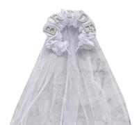 Ldabrye Diadema de perlas para mujer, diadema para el cabello, diadema de concurso, graduación, velo de novia, tul, perlas completas, diadema de novia, accesorios para el cabello para mujeres y niñas