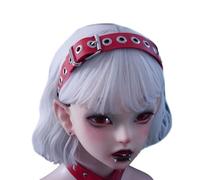 Ldabrye Diadema punk, remache de poliuretano, con pinchos, aro gótico, rock, para cosplay, unisex, accesorio para la cabeza con pinchos de rock, accesorios para el cabello para mujeres y niñas