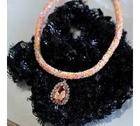 Ldabrye Dog Glinting Collar with Rhinestones Sparkling Ultra-Flashing Necklace Kitten Cat Collar Water Drop Crystal Cat Collars for Boy Cats