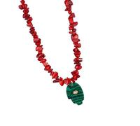 [Ldabrye] El collar de la mano de Fátima está hecho de material de piedra natural resistente que simboliza protección y buena suerte en tonos elegantes