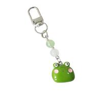 Ldabrye Elegante accesorio colgante móvil Aniaml resistente con cadena de teléfono de animales de dibujos animados, llavero elegante para usuarios de moda, llavero de animales, Rana, A