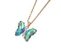 [Ldabrye] Elegante collar con colgante de mariposa que simboliza la gracia y el encanto de las mujeres de moda para el uso diario y la fiesta