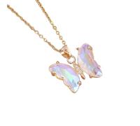 [Ldabrye] Elegante collar con colgante de mariposa que simboliza la gracia y el encanto de las mujeres de moda para el uso diario y la fiesta