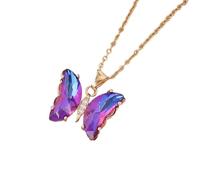 [Ldabrye] Elegante collar con colgante de mariposa que simboliza la gracia y el encanto de las mujeres de moda para el uso diario y la fiesta