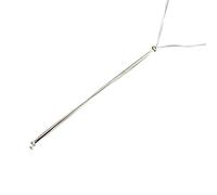 Ldabrye Elegante collar de perlas largas de plata de ley sofisticada para mujer, adecuado para varios eventos, uso diario