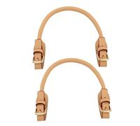 [Ldabrye] Elegante correa de cuero PU para bolsa de cambio, asa de cambio, accesorios adecuados para compras casuales y oficina, Desnudez