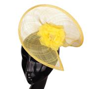 Ldabrye Elegante diadema de sombrero para mujer, accesorios para el cabello, accesorios para el cabello, accesorios para fiestas, bodas y eventos de graduación