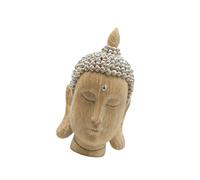 Ldabrye Estatua de resina con cabeza de Budas Shakyamuni, escultura religiosa, decoración de escritorio para el hogar y ambientes espirituales, estatua de Budas Shakyamuni