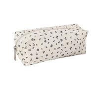 Ldabrye Estuche para lápices de gran capacidad, bolsa de maquillaje, estuche para bolígrafos estéticos, suministros de regreso a clases, arcos de maquillaje, gran capacidad, azul marino
