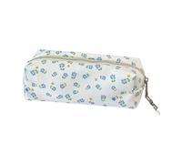 Ldabrye Estuche para lápices de gran capacidad, bolsa de maquillaje, estuche para bolígrafos estéticos, suministros de regreso a clases, arcos de maquillaje, gran capacidad, Azul pequeño
