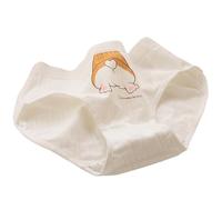 Ldabrye Everyday - Bragas para mujer, tela suave y elástica, inspirada en perros, control de diseño, ropa interior de algodón, patrón íntimo, Polipropileno blanco, L